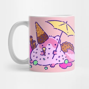 Melted raccoon ice-cream Mug